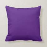 Almofada Roxo Real<br><div class="desc">O travesseiro roxo brilhante combina com outros padrões roxos e brancos ou cores sólidas. O toque de cor é excelente para uma sala de família, sala de recreação, quarto ou sala de jardim. Talvez um dormitório também, ou um barco! Procurando uma cor diferente? Basta escolher personalizar e procurar mais cores!...</div>