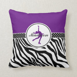 Almofada Roxo seu patinagem artística conhecido do