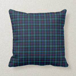 Almofada Royal Blue e Turquoise Mackenzie Modern Tartan