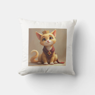 Almofada "Royal Feline Throne: A Majestosa Cushion"