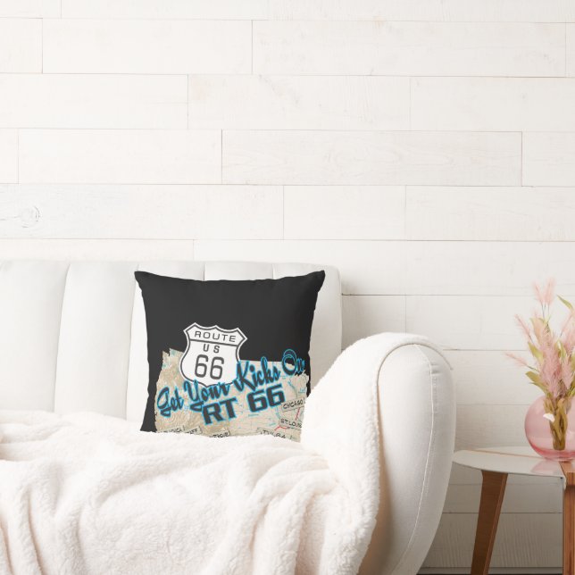 Almofada rt 66 get your kicks pillow 26 (Sofá)