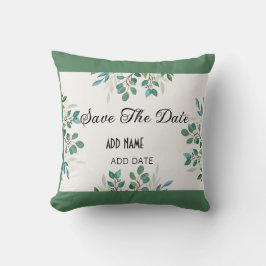 Almofada Rua Botânica Praça Verde Guarde a Data