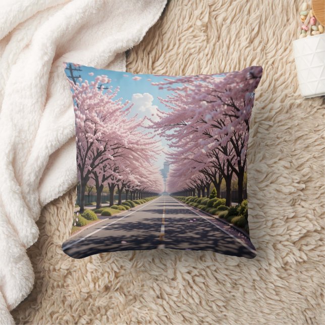 Almofada Rua Cherry Flsom fluttering i (Cobertor)