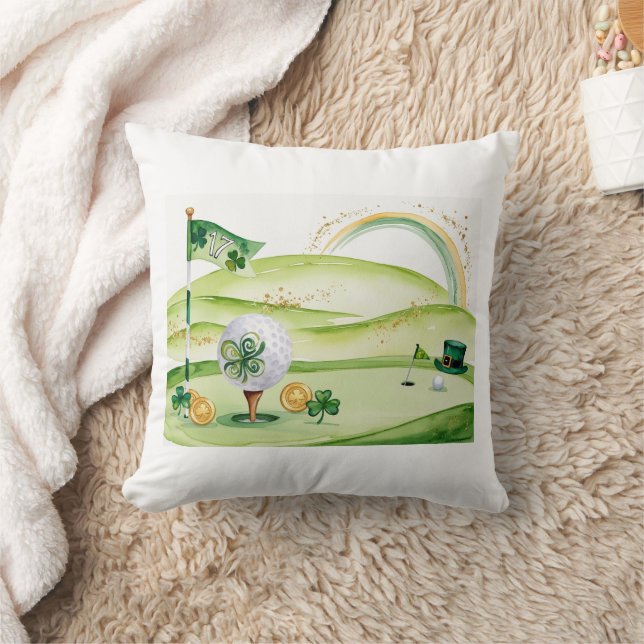 Almofada Rua de Golfe. Golfe do Dia de Patrick temido para  (Cobertor)