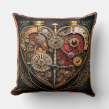 Rubis e Engrenagens Steampunk Coração Sombrio
