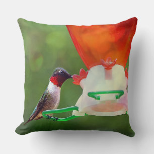 Almofada Ruby Throated Hummingbird