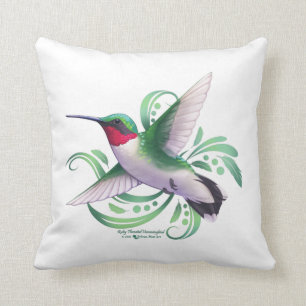 Almofada Ruby Throated Hummingbird
