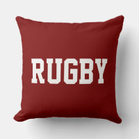 RUGBY Diversão Anos 70 Atletismo Branco Texto Em V
