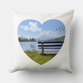 Almofada Ruheplatz am See – Zierkissen mit Naturmotiv