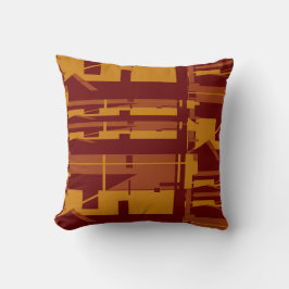 Almofada Rust Dourado Burgundy Southwest Parece Mosaico Irr