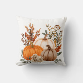 Almofada Rustic Autumn Pumpkin Bouquet
