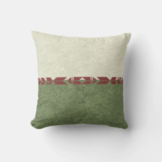 Almofada Rustic Beige e Travesseiro decorativo Verde