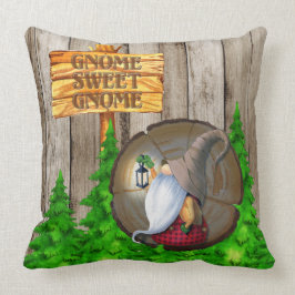 Almofada Rustic Gnome Sweet Gnomo