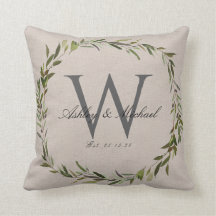 Rustic Olive Wreath Monograma Wedesasasasasasasasa