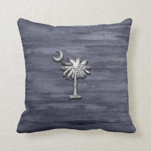 Almofada Rustic South Carolina Palmetto e Lua
