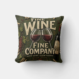Almofada Rustic Vineyard Wine Lover