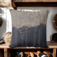 Rústico Burlap e Barn Wood Patterno