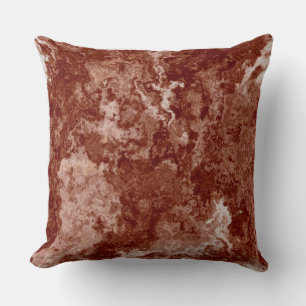 Almofada Rusty Red Marble abstrato