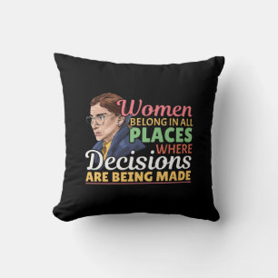 Almofada Ruth Bader Ginsburg Juiz Feminista