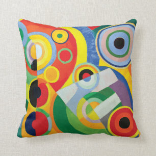 Almofada Rythme Joie de Vivre por Robert Delaunay
