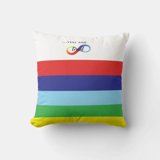 Almofada Saco de mão Infinity Orgulho LGBTQ+ (Frente)