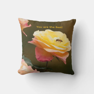 Almofada Saco Rose e Abelha