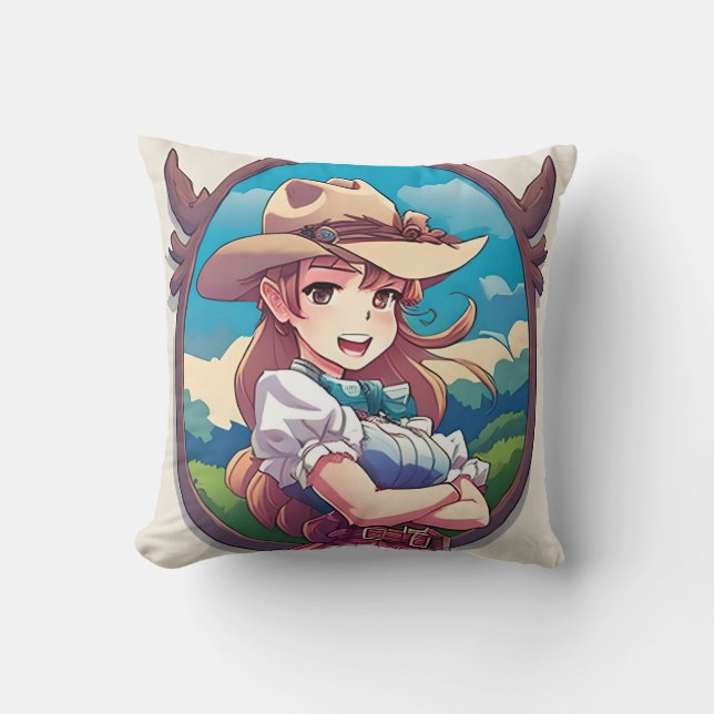 Almofada Sadie The Cowgirl Travesseiro decorativo (Frente)