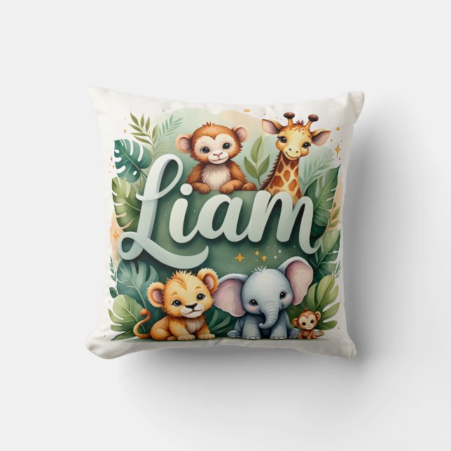 Almofada Safari Adventure Liam Travesseiro decorativo (Frente)