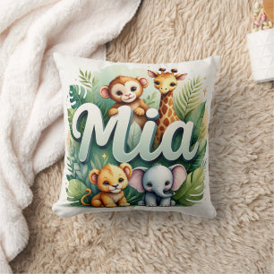 Almofada Safari Adventure Mia Travesseiro decorativo