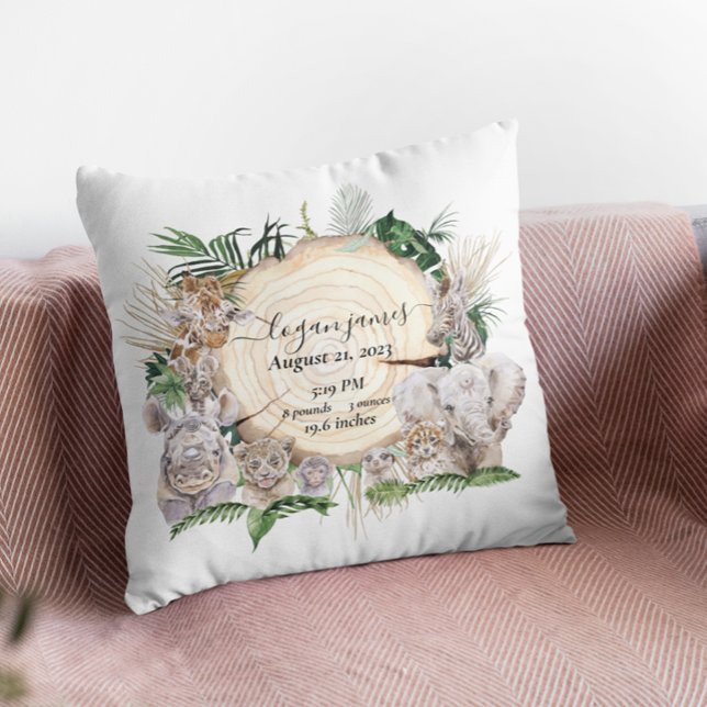 Almofada Safari Animal Babies Selgle Baby Birds (Criador carregado)