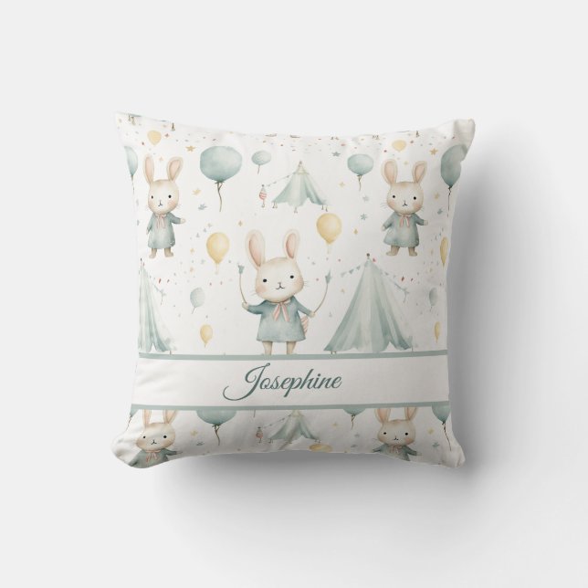 Almofada Sage Bunny Dreams Travesseiro decorativo Personali (Frente)