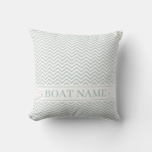 Sage Green Delicate Chevron. Nome do barco