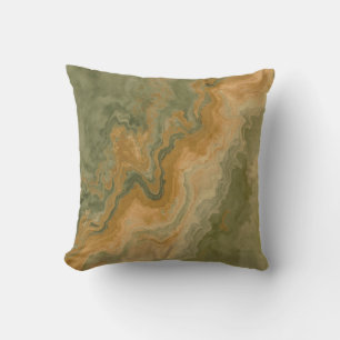 Almofada Sage Verde Oliva Mostarda Amarelo Estampa 40cm