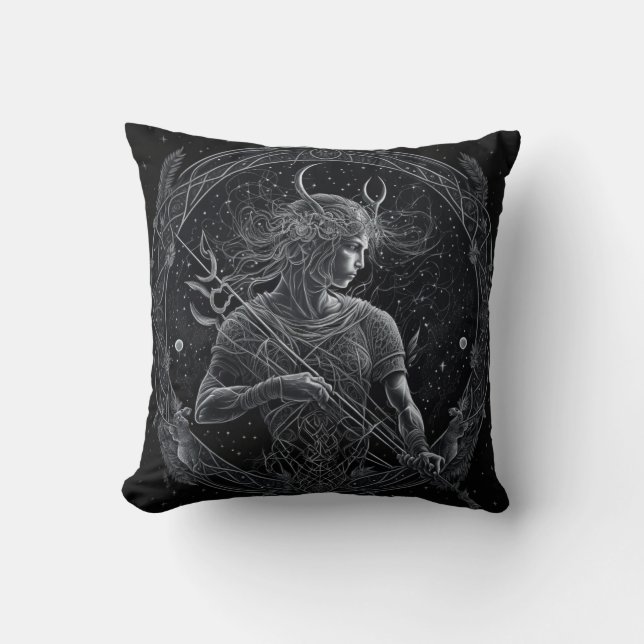 Almofada Sagitário Zodiac Astrológico (Frente)