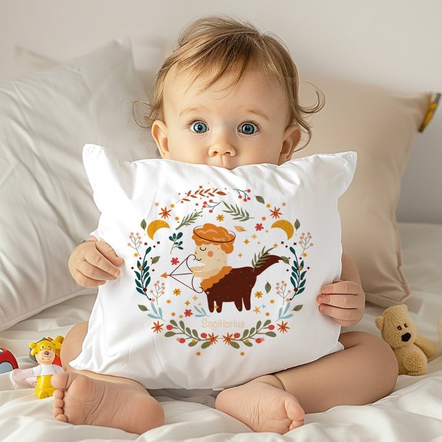 Almofada Sagittarius Baby - Nursery (Criador carregado)