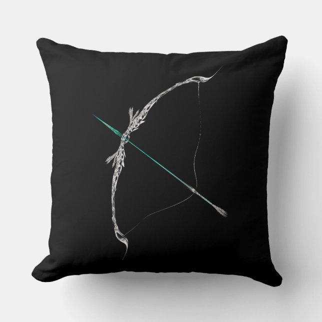 Almofada Sagittarius – Minimalist Zodiac Decorative Pillow (Frente)