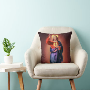 Almofada Sagrado Coração de Jesus Cristo