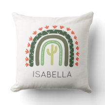 Saguaro Cactus NAME Orange Green Modern Art