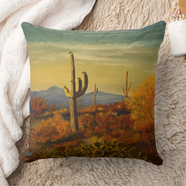 Almofada Saguaro no deserto da Arizona, por Gary Poling (Cobertor)