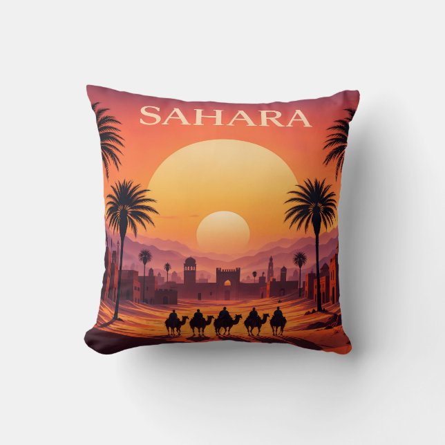 Almofada Sahara Desert Sunset Pillow (Frente)