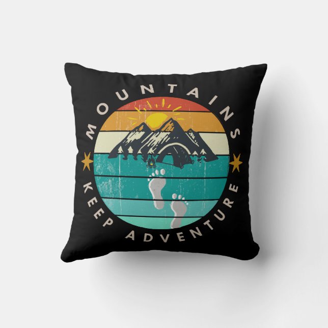 Almofada Sair do lado de fora aventura de manutenção (Verso)