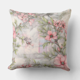 Almofada Sakura Blush Serenade Botânica