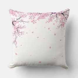 Almofada Sakura Flor de Cerejeira Arte Japonesa Tote