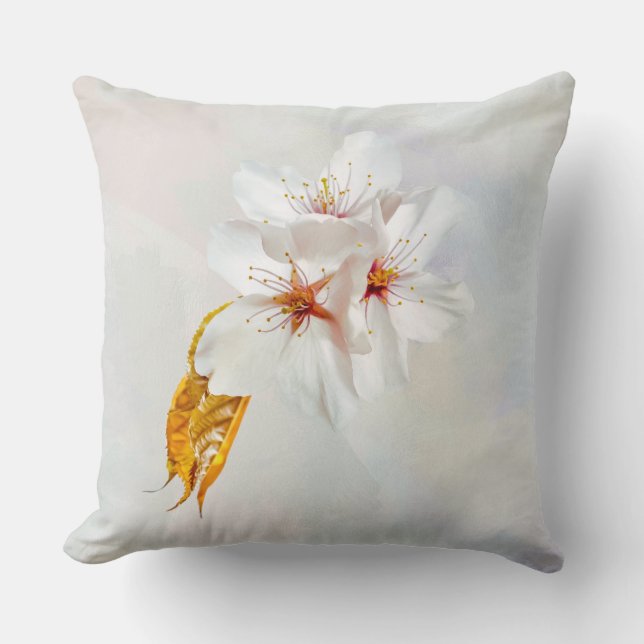 Almofada Sakura - Flor de cerejeira japonesa (Frente)