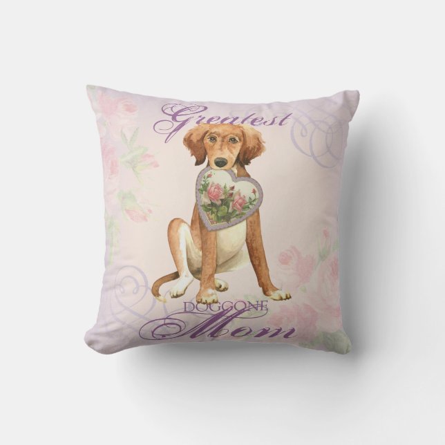 Almofada Saluki Heart Mãe (Frente)