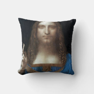 Almofada Salvador Mundi, Cristo de Jesus, Leonardo da Vinci