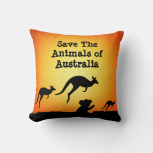 Almofada Salvar os animais da Austrália