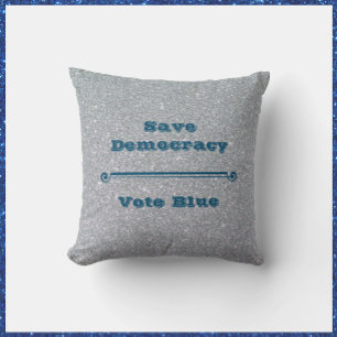 Almofada Salvar Travesseiro decorativo Democracia