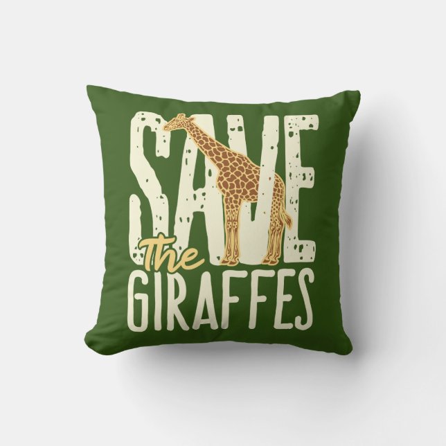 Almofada Salve as Girafas Girafa Lover (Frente)