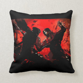 Almofada Samurai CONTRA o travesseiro decorativo da arte da